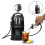 Distributeur de boissons double pour station-service, machine noire 3