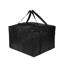 Bolsa térmica para entrega de pizza, fácil de limpar, grande capacidade, impermeável e resistente, comporta 6 caixas de pizza.