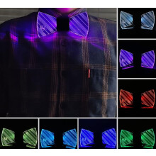 LED-es csokornyakkendő, 7 világító szín, állítható