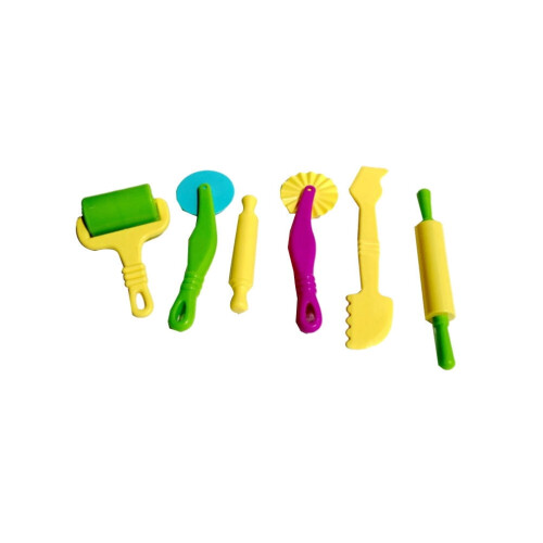 BESTYASH 6Pcs DIY Plasticine Mould Set Strong Plastic Tools for Assorted Color Modeling