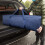 Mala de viagem impermeável extragrande de 46 polegadas com zíper para viagens, camping e esportes – dobrável, com alças acolchoadas, marrom. 5