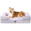 Cama ortopédica para cães com espuma viscoelástica, capa lavável e 1