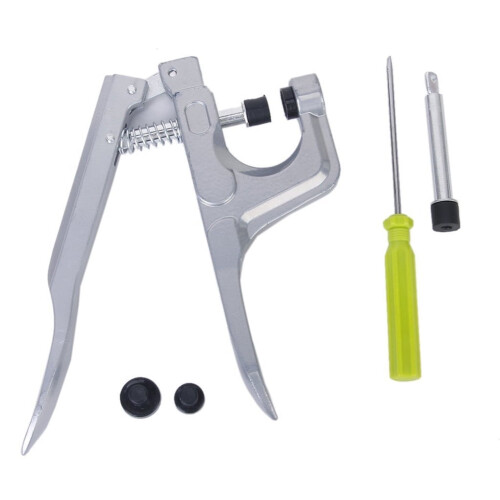 Snap Pliers Button Fastener Handle Hand Press Studs Clamp Craft Sewing DIY Tool 1
