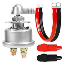 200-A-Batterietrennschalter, 12-V-/48-V-Batterieabschalter, Hauptstromtrennschalter, Marine-Ein/Aus-Not-Aus-Schalter für Auto, Boot, Fahrzeug, LKW,