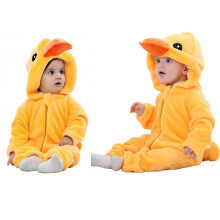 Boys Bodysuits Children's Baby Class A Flannel Crawl Suit Performance Suit for Young