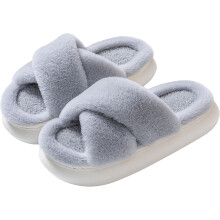 Papuci de casă pufoși, ultra confortabili, cu vârf deschis, cu spumă cu memorie, antiderapanți, pentru interior și exterior, papuci pufoși,