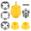 PVC Thread Maker Tool for Electric Drill – 1/2", 3/4", 1" Dies, Reusable Plumbing Threading Kit 1
