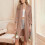Γυναικεία Πυτζάμα Ρόμπα Ύπνου με Ζώνη-Τσάντα 7/8Μανίκι από Πολυεστέρα, Σπάντεξ, 4