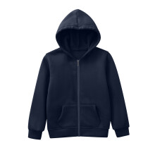 Hoodies voor jongens, effen kleur, sweatshirt met rits, casual tops, jas & jack, maat 5-6T
