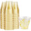 9oz Plastikbecher mit Goldrand – 120er-Packung 1