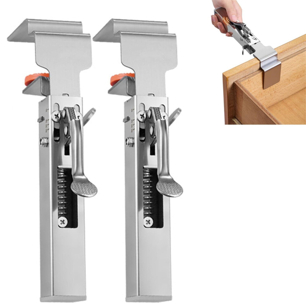 2 Pcs Adjustable Cabinet Clamps For Drawer & Face Frame Installation Â Precision Clamps For Cabinet Fixing And Drawer Front Alignment 9313598874566