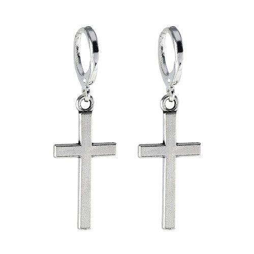 Udsalg! Sæt med clips- og hoop-øreringe uden piercing, rustfrit stål uden piercing