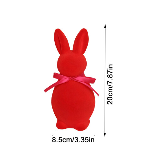 Easter Bunny Figurine Resin White 20 cm 2