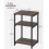Side Table Chestnut Brown and Classic Black ULET273B74 3