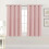 Πάνελ κουρτίνας συσκότισης Baby Pink 100" Π x 84" Μ με δακτύλιο 1