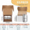 Conjunto de 25 caixas de envio brancas de 7x5x4 polegadas (17,8 x 12,7 x 10,2 cm), caixas de papelão ondulado para embalagem de presentes e 1