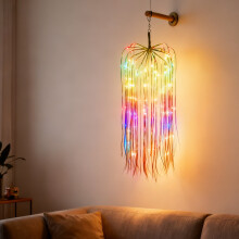 Guirlande lumineuse en saule pleureur 100 cm, multicolore