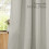 Grå lingardiner 86 cm B x 235 cm L, halvtransparente, 2 paneler 5