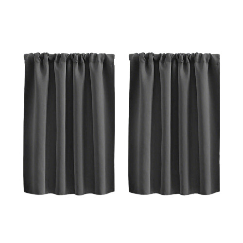 Cortinas de cor sólida 76x92cm, resistentes ao desbotamento e fáceis de cuidar, ideais para sala de estar, quarto e cozinha – Compatíveis com 1