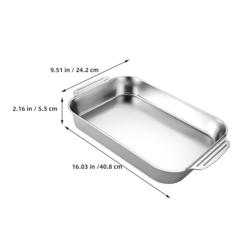 Sheet Cake Pan Stainless Steel Baking Pan 1Pack 1