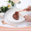 Rose Gold Plastic Silverware Set 180 pcs (60 Forks 60 6