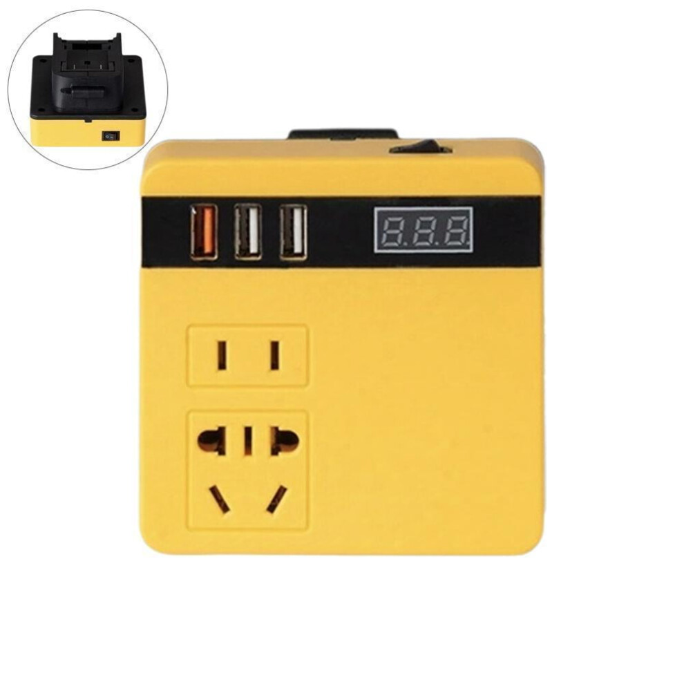 300W Power Inverter 18V-21V To 220V Lithium Battery Inverter With Dual 30/Qc For /Usb,1 9313598877970