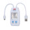 Digitálny USB merač výkonu UT658 - dvojitý ampérmeter a voltmeter 4