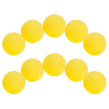 OUNONA 10pcs Yellow Round Shaped Sponge Balls for Party Use Performance Accessories Soft Sponge Balls