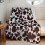 Coperta soffice con stampa mucca 5060 pollici 1