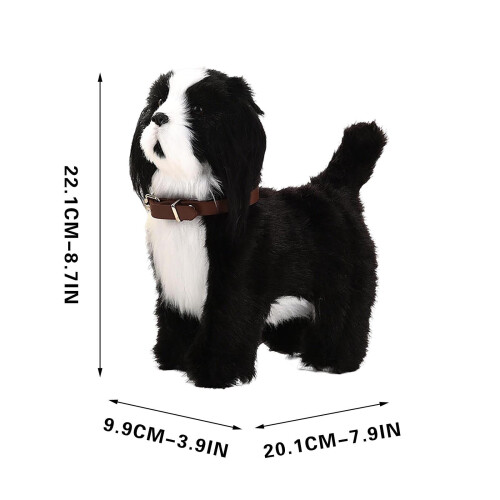 Robot Dog Plush Toy Border Collie Style 1 Pack 2