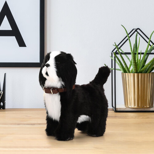 Robot Dog Plush Toy Border Collie Style 1 Pack 1