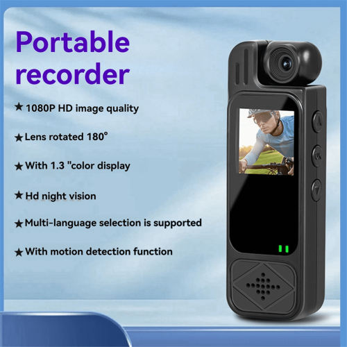 Φορητή ψηφιακή κάμερα σώματος 1080P HD Mini Camera με υπέρυθρη νυχτερινή όραση, συμπαγής 1