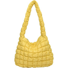 Sac cabas matelassé pour femme, léger et rembourré, sac bandoulière, sac hobo à bulles