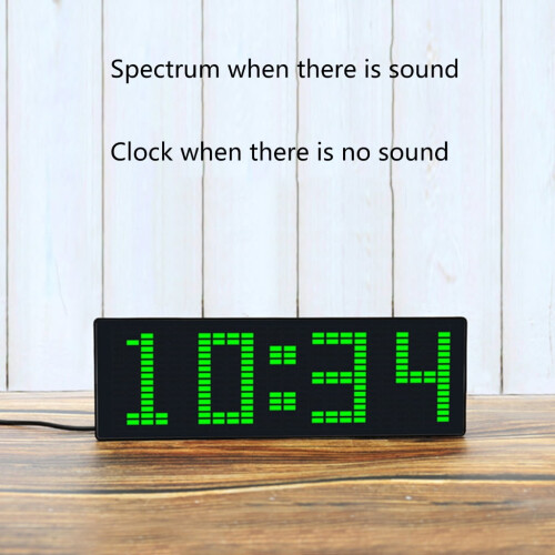 Φωτιστικό ρυθμού LED RGB Music Spectrum 84VU Meter 2