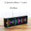 Φωτιστικό ρυθμού LED RGB Music Spectrum 84VU Meter 7