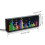 Φωτιστικό ρυθμού LED RGB Music Spectrum 84VU Meter 5