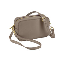 (One Size, Taupe) Bagbase Boutique Crossbody Bag