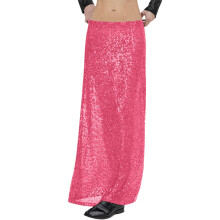 Glitzerrock Miniröcke für Damen Karneval Paillettenrock für Damen Wickelrock