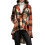 Women's plaid cardigan jacket wool blend XXL 1