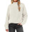 Trendige Damenpullover Herbst 2025: Rollkragenpullover, locker geschnitten, langärmelig, beige, Größe XL 1