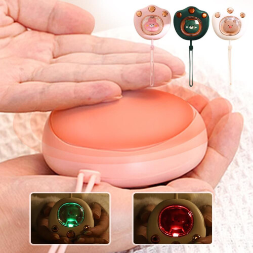 Chauffe-mains rechargeable USB en forme de patte de chat 8 x 7,5 cm 2
