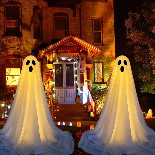 Διακόσμηση φαντασμάτων για το Halloween με τηλεχειριστήριο και ρυθμιζόμενο ύψος,