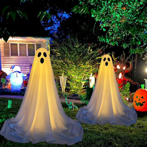 Διακόσμηση φαντασμάτων για το Halloween με τηλεχειριστήριο και ρυθμιζόμενο ύψος, 2