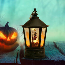 PRETXORVE Halloween LED -kynttilävalot paristokäyttöiset riippuvalyhtykoristeet kuistille juhlat halloween-koristeet