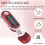MP3 Player USB 2.0 Small Flash Drive Multilanguage LCD Music Player with 3.5mm Audio Jack Automatic Shutdown(C) 5