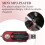 MP3 Player USB 2.0 Small Flash Drive Multilanguage LCD Music Player with 3.5mm Audio Jack Automatic Shutdown(C) 4