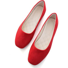Women's Ballet Flats Square Toe Slip-On Comfort Shoes