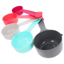 Conjunto de 5 colheres medidoras em ABS