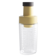 Récipient à épices pour le camping : distributeur de sucre en verre avec bec verseur doseur automatique, dosage précis anti-goutte, triple
