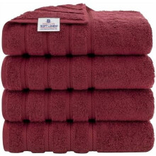 Ensemble de serviettes de luxe 6 pièces, 2 serviettes de bain, 2 serviettes à mains, 2 gants de toilette, serviettes turques 100 % coton 600 g/m²,